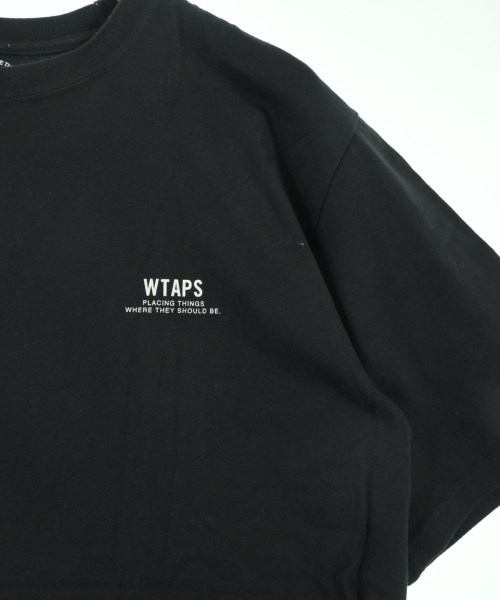 WTAPS（ダブルタップス）Tシャツ・カットソー 黒 サイズ:4(XL位) メンズ/2200644988056