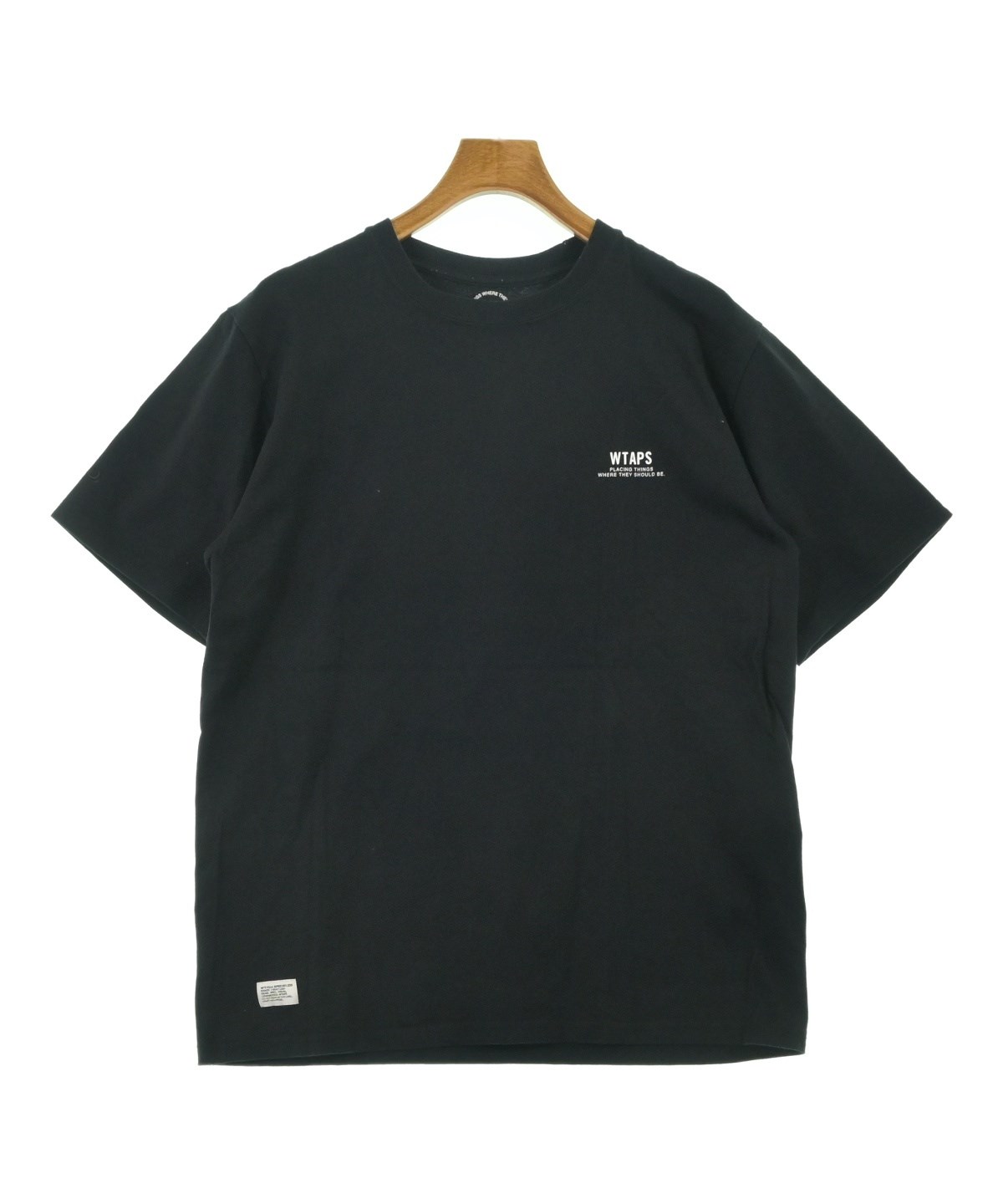 WTAPS（ダブルタップス）Tシャツ・カットソー 黒 サイズ:4(XL位