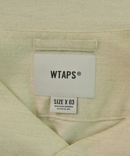 WTAPS（ダブルタップス）カジュアルシャツ 白 サイズ:03(L位) メンズ/2200652015089