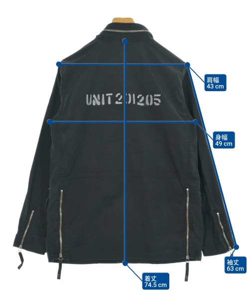 WTAPS（ダブルタップス）ミリタリーブルゾン 黒 サイズ:-(M位) メンズ/2200653326023