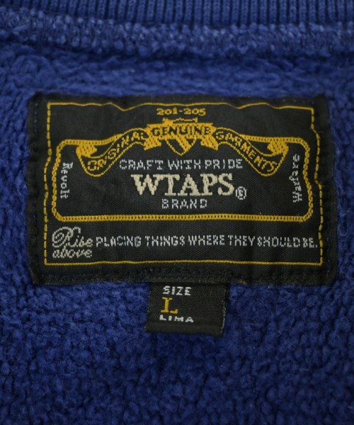 WTAPS（ダブルタップス）スウェット 青 サイズ:L メンズ/2200653758176