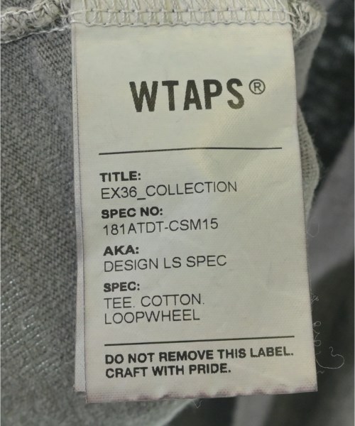 WTAPS（ダブルタップス）Tシャツ・カットソー グレー サイズ:X02(M位) メンズ/2200703043023