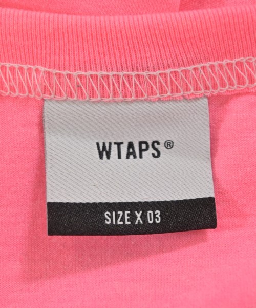 WTAPS（ダブルタップス）Tシャツ・カットソー ピンク サイズ:X03(XL位