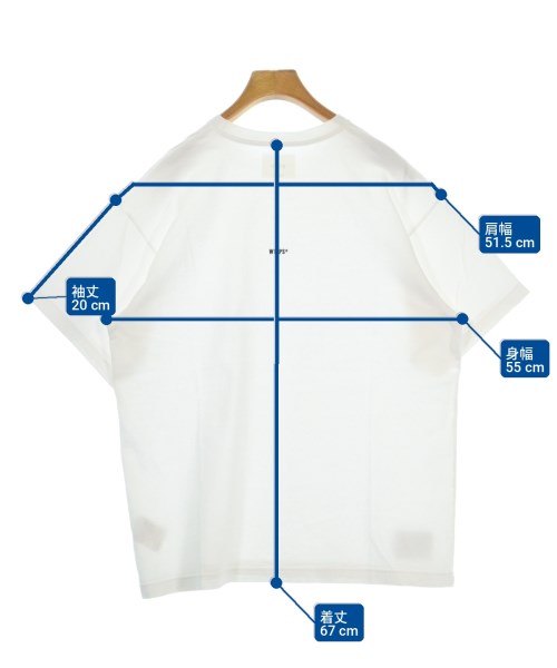 WTAPS（ダブルタップス）Tシャツ・カットソー 白 サイズ:02(M位) メンズ/2200703160034