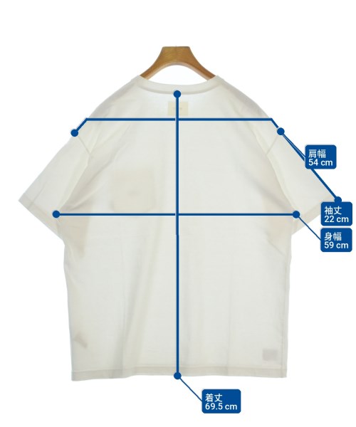 WTAPS（ダブルタップス）Tシャツ・カットソー 白 サイズ:02(M位) メンズ/2200703160041