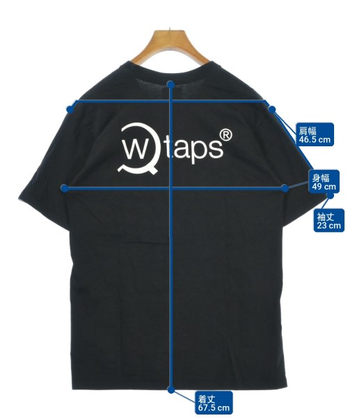 WTAPS（ダブルタップス）Tシャツ・カットソー 黒 サイズ:2(M位) メンズ/2200703294029