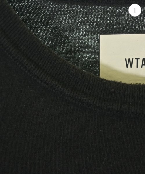 WTAPS（ダブルタップス）Tシャツ・カットソー 黒 サイズ:2(M位) メンズ/2200704607101