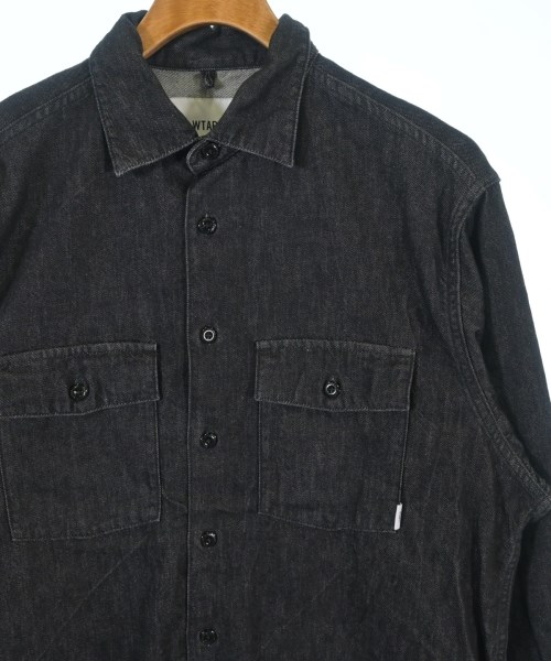 WTAPS（ダブルタップス）カジュアルシャツ 黒 サイズ:2(M位) メンズ/2200705755030