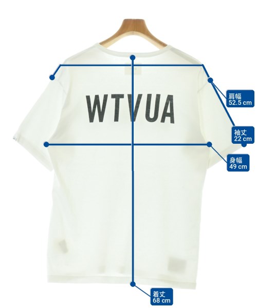WTAPS（ダブルタップス）Tシャツ・カットソー 白 サイズ:01(S位) メンズ/2200705942034
