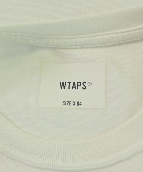 WTAPS（ダブルタップス）Tシャツ・カットソー 白 サイズ:4(XL位) メンズ/2200707034096