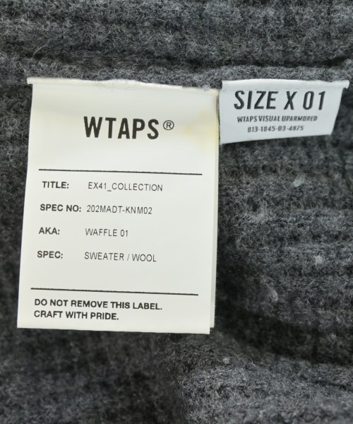 WTAPS（ダブルタップス）ニット・セーター グレー サイズ:01(S位) メンズ/2200707753102