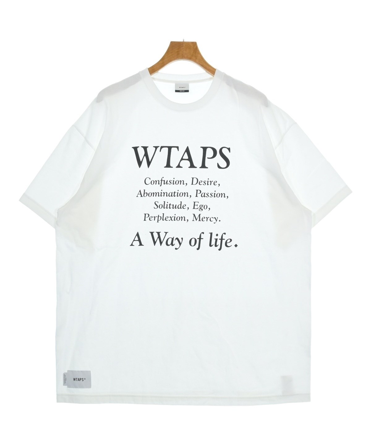 WTAPS（ダブルタップス）Tシャツ・カットソー 白 サイズ:04(XXL位