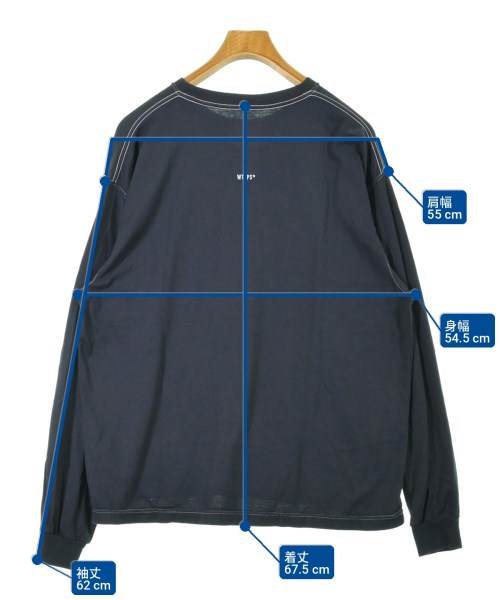 WTAPS（ダブルタップス）Tシャツ・カットソー 紺 サイズ:1(S位) メンズ/2200710343055