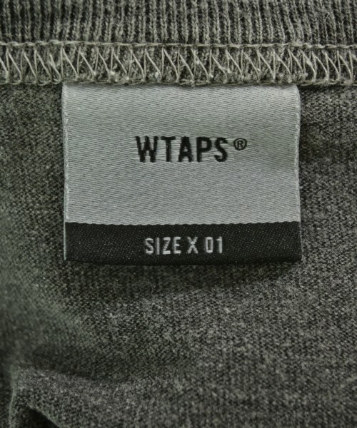WTAPS（ダブルタップス）Tシャツ・カットソー グレー サイズ:1(S位) メンズ/2200710343079
