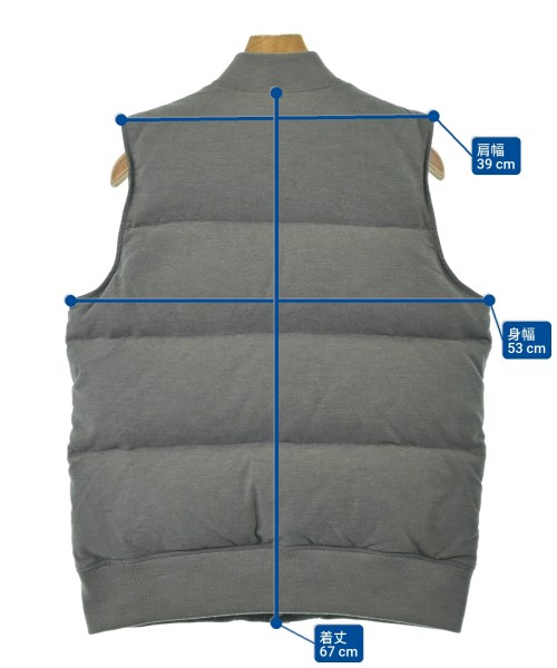 WTAPS（ダブルタップス）ダウンジャケット/ダウンベスト グレー サイズ:M メンズ/2200663345014