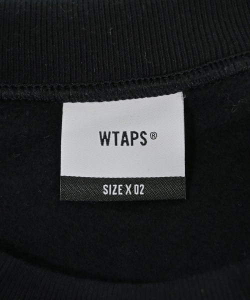 WTAPS（ダブルタップス）スウェット 黒 サイズ:2(M位) メンズ/2200664903022
