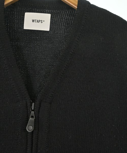 WTAPS（ダブルタップス）カーディガン 黒 サイズ:01(S位) メンズ/2200208668028