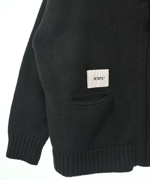 WTAPS（ダブルタップス）カーディガン 黒 サイズ:01(S位) メンズ/2200208668028