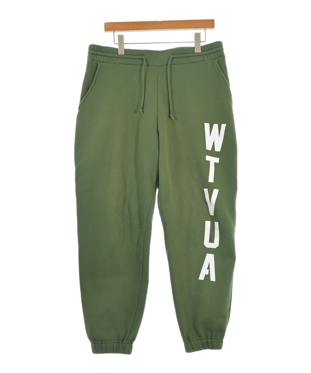 WTAPS スウェットパンツ WTAPS（ダブルタップス）スウェットパンツ 緑 サイズ:03(L位) メンズ