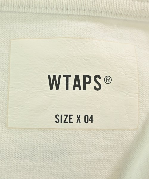WTAPS（ダブルタップス）Tシャツ・カットソー 白 サイズ:4(XL位) メンズ/2200664182168