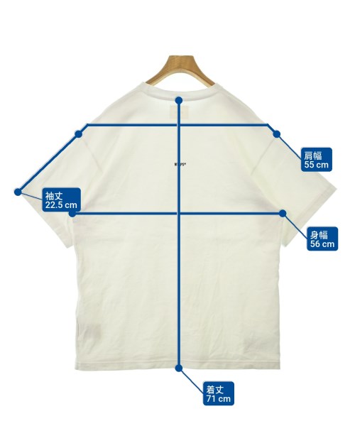 WTAPS（ダブルタップス）Tシャツ・カットソー 白 サイズ:4(XL位) メンズ/2200664182168