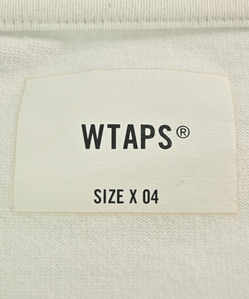 WTAPS（ダブルタップス）Tシャツ・カットソー 白 サイズ:4(XL位) メンズ/2200664182175