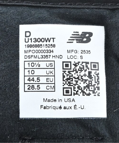 WTAPS（ダブルタップス）スニーカー 黒 サイズ:28.5cm メンズ/2200665679025