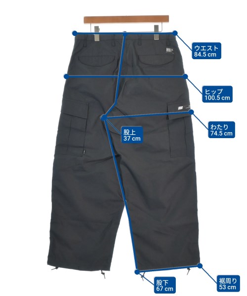 WTAPS（ダブルタップス）カーゴパンツ 紺 サイズ:03(L位) メンズ/2200665679056