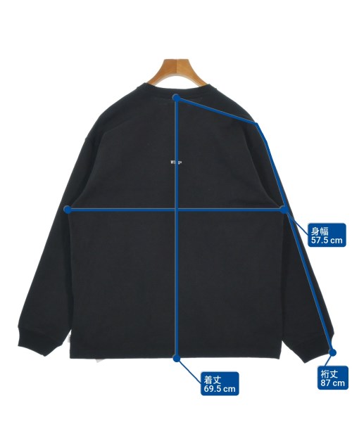 WTAPS（ダブルタップス）Tシャツ・カットソー 黒 サイズ:02(M位) メンズ/2200665679063