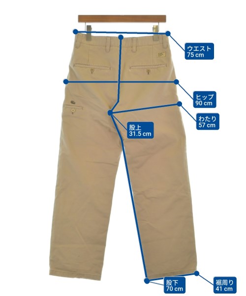 WTAPS（ダブルタップス）チノパン ベージュ サイズ:S メンズ/2200661170151