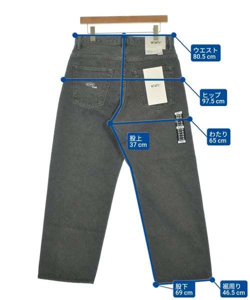 WTAPS（ダブルタップス）デニムパンツ グレー サイズ:2(M位) メンズ/2200666044013
