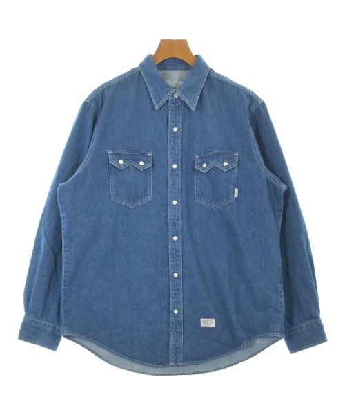 WTAPS（ダブルタップス）カジュアルシャツ 青 サイズ:2(M位) メンズ/2200667355019