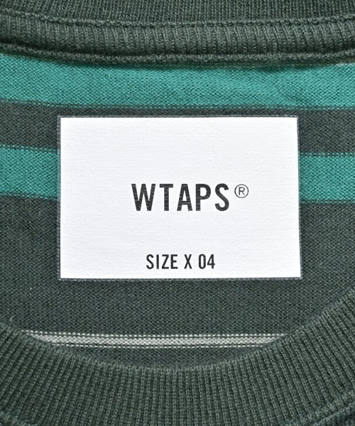 WTAPS（ダブルタップス）Tシャツ・カットソー 緑 サイズ:04(XXL位) メンズ/2200667682214