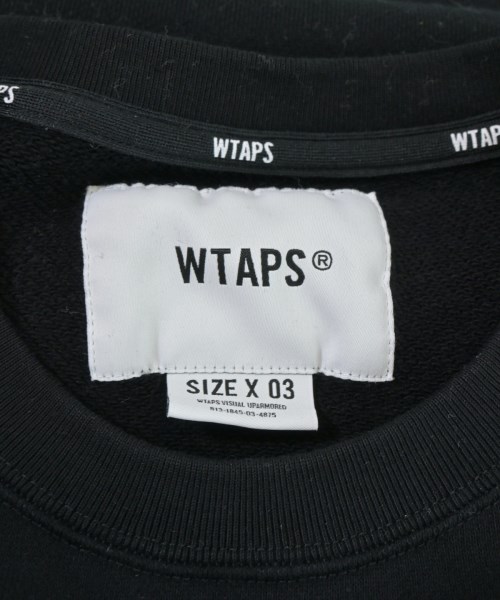 WTAPS（ダブルタップス）スウェット 黒 サイズ:3(L位) メンズ/2200665381027