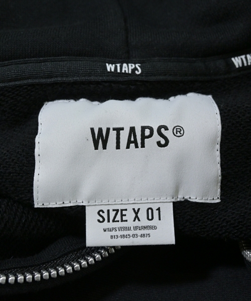 WTAPS（ダブルタップス）パーカー 黒 サイズ:1(S位) メンズ/2200668364027