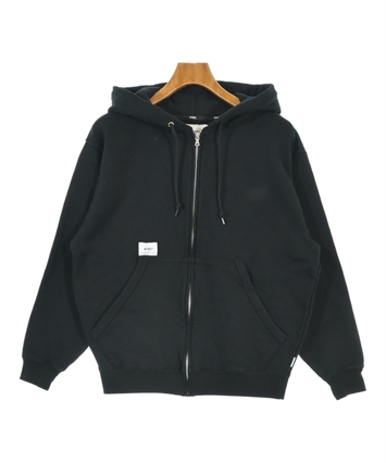 プ*認様 WTAPS ジップアップパーカー ブラック01 WTAPS（ダブルタップス）パーカー 黒 サイズ:1(S位) メンズ