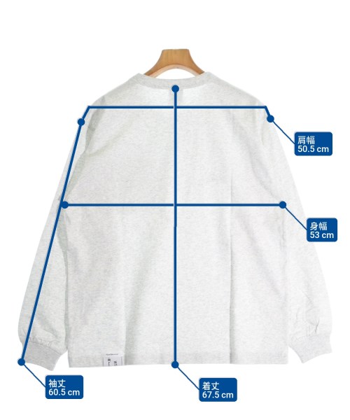 WTAPS（ダブルタップス）Tシャツ・カットソー グレー サイズ:S メンズ/2200666859044