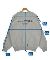 WTAPS（ダブルタップス）スウェット グレー サイズ:01(S位) メンズ/2200666859075