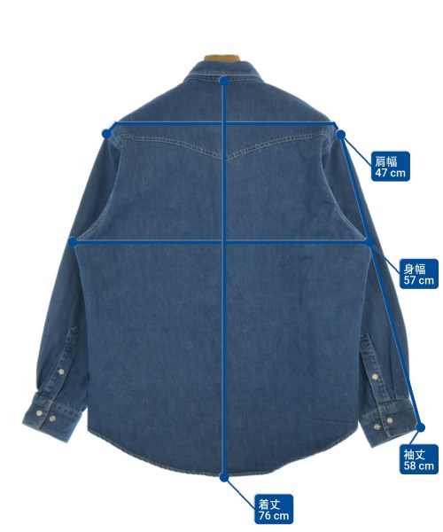 WTAPS（ダブルタップス）カジュアルシャツ 青 サイズ:01(S位) メンズ/2200666859099