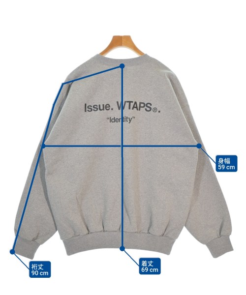 WTAPS（ダブルタップス）スウェット グレー サイズ:2(M位) メンズ/2200667476042