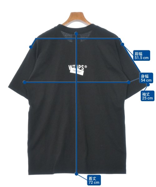 WTAPS（ダブルタップス）Tシャツ・カットソー 黒 サイズ:03(L位) メンズ/2200670070503