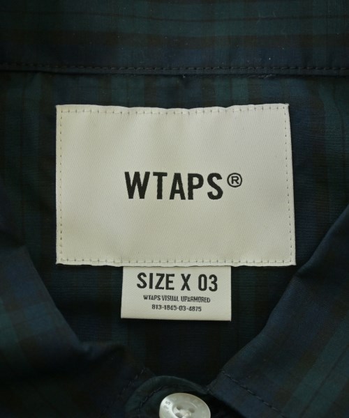WTAPS（ダブルタップス）カジュアルシャツ 紺 サイズ:3(L位) メンズ/2200670544042