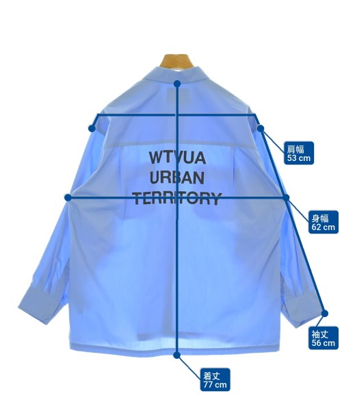 WTAPS（ダブルタップス）カジュアルシャツ 青 サイズ:3(L位) メンズ/2200670544059