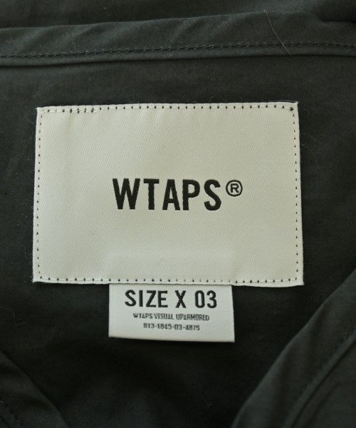 WTAPS（ダブルタップス）カジュアルシャツ 黒 サイズ:3(L位) メンズ/2200670544066