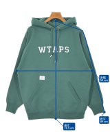WTAPS（ダブルタップス）パーカー 緑 サイズ:3(L位) メンズ/2200670544073