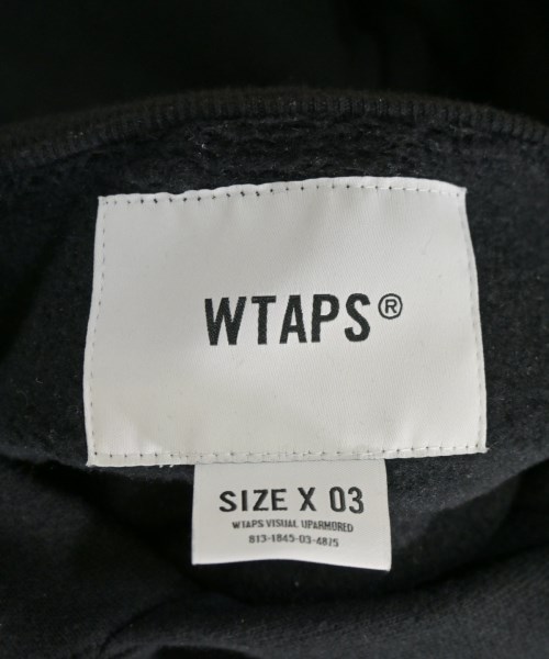 WTAPS（ダブルタップス）パーカー 黒 サイズ:3(L位) メンズ/2200670544080