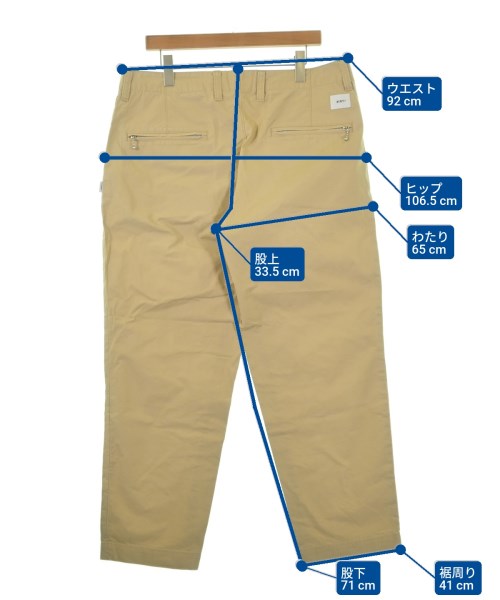 WTAPS（ダブルタップス）チノパン ベージュ サイズ:4(XL位) メンズ/2200671474027