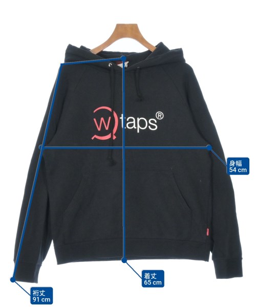 WTAPS（ダブルタップス）パーカー 黒 サイズ:M メンズ/2200671607074
