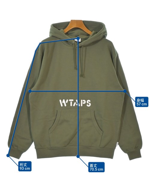 WTAPS（ダブルタップス）パーカー カーキ サイズ:03(L位) メンズ/2200671921019