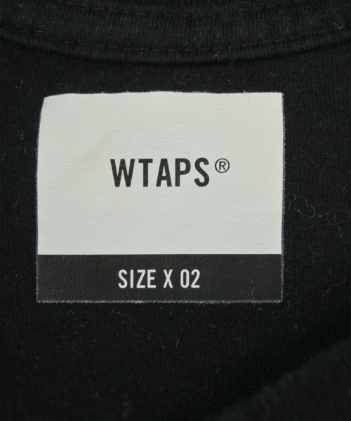 WTAPS（ダブルタップス）Tシャツ・カットソー 黒 サイズ:02(M位) メンズ/2200672115011